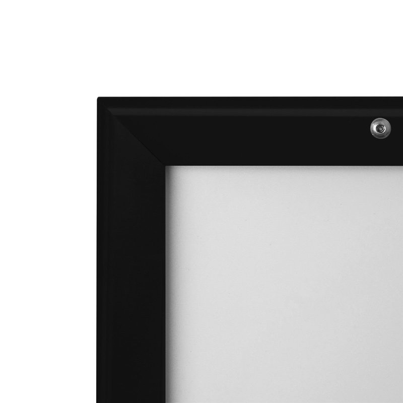 Cadre photo simple en métal, Noir, 16 po x 20 po