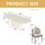 Modern Cream White Rectangular Dining Table Set with Chairs - Indoor Kitchen Dining Room Furniture-1034699948