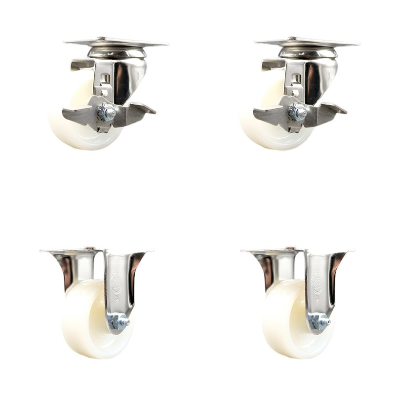 4 Piece Nylon Caster Set