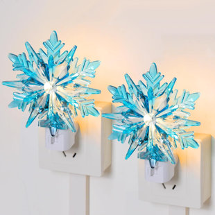 Winter Christmas Snowflake Night Light