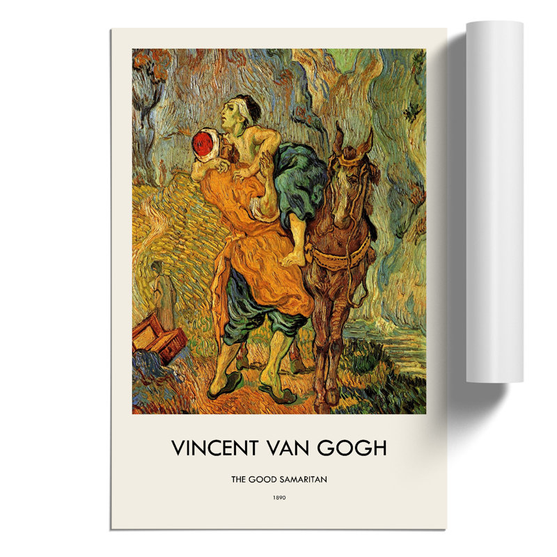 The Good Samaritan Print by Vincent van Gogh - Frameless Print, 42cm H x 30cm W x 0.1cm D