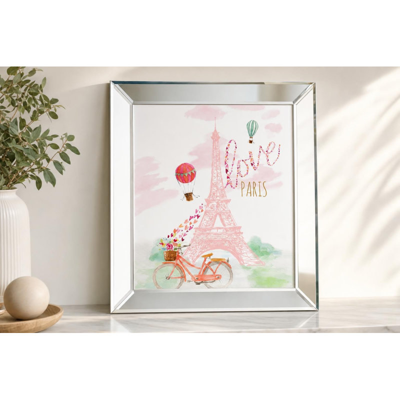 Art mural Parisian Dream - 22 po x 26 po - Cadre en miroir