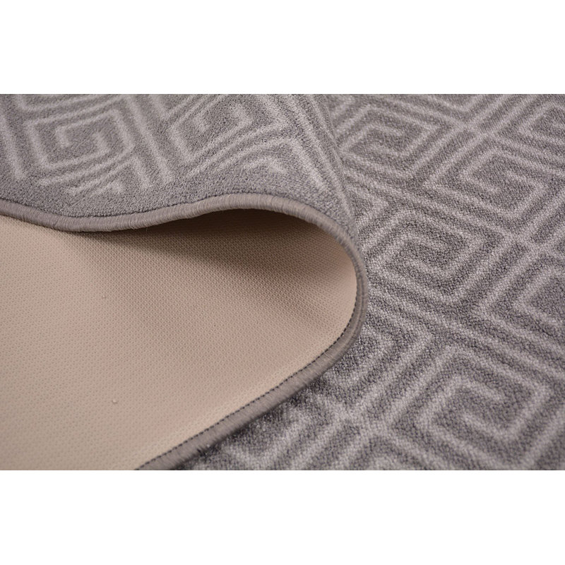 Tapis de couloir grec à faible épaisseur lavable à la machine