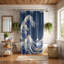 Rideau de douche standard 1 pièce Tsunami Wave-1456289223