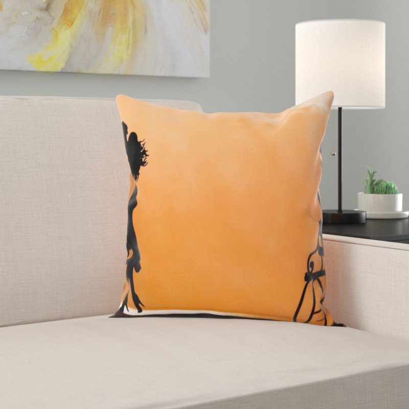 Coussin décoratif couple