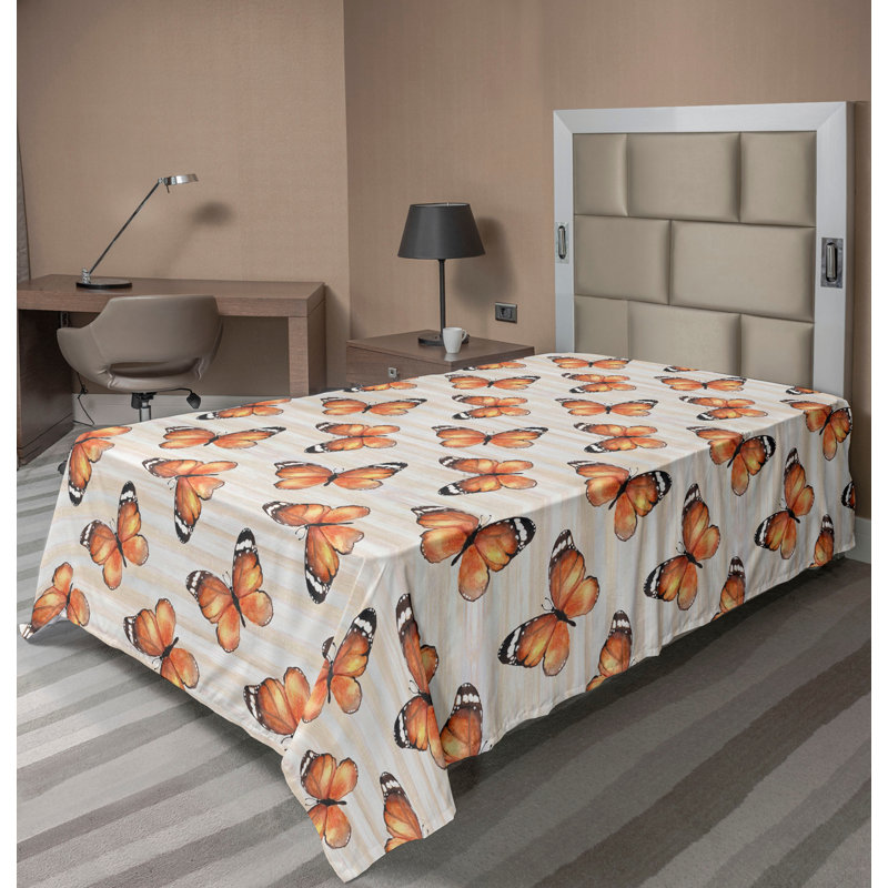 Drap plat Ambesonne, Drap plat pour lit simple