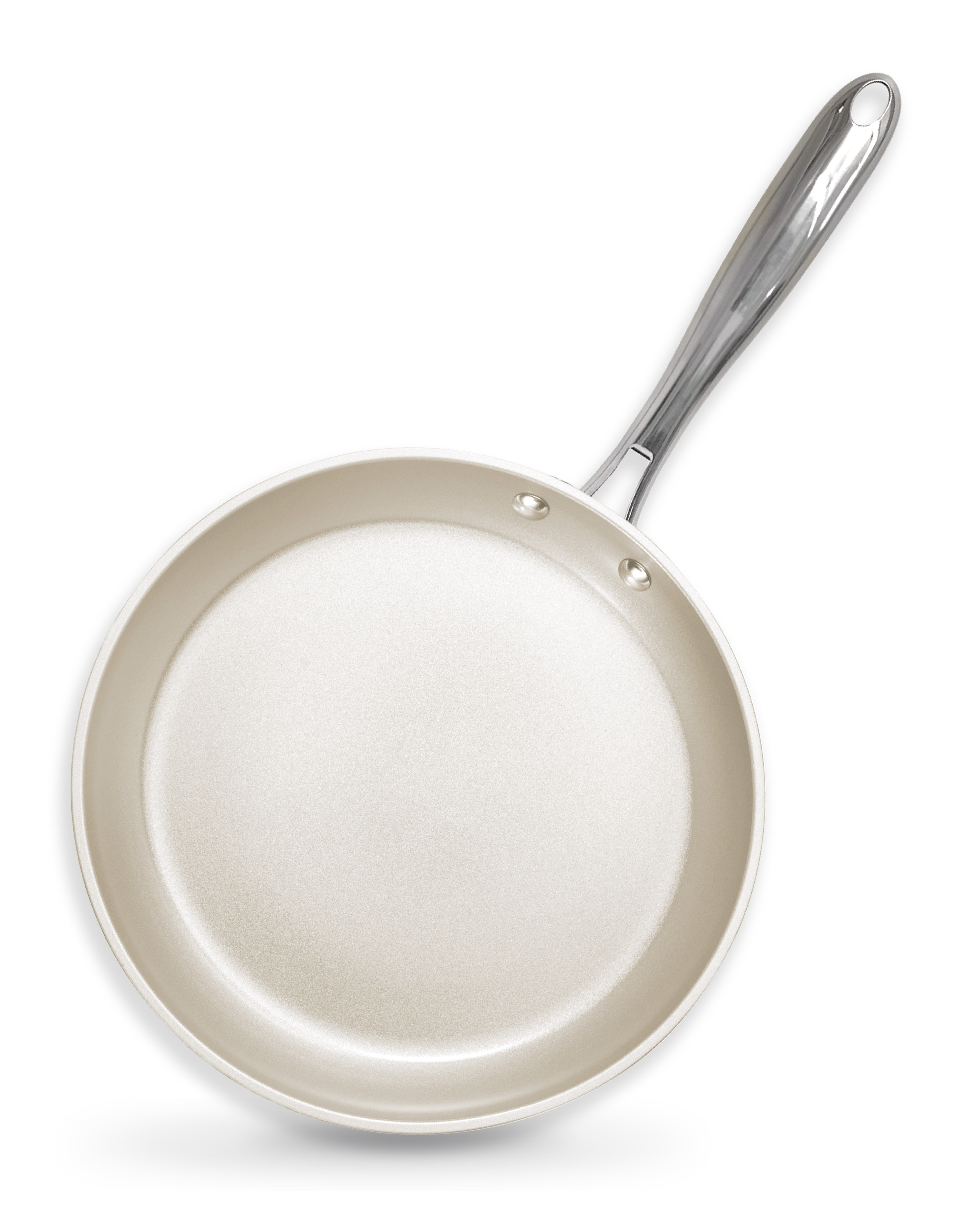 Gotham Steel Naturals Cream 10'' Ultra Nonstick Ceramic Fry Pan with Stay  Cool Handle