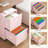 2 Drawer Rolling File Cabinet on Wheels, Pink Mobile Two Drawer Filing Cabinet with Lock, Small Files Cabinets for Under Desk, Metal Filing Cabinets for Letter Size Folders-1479775437