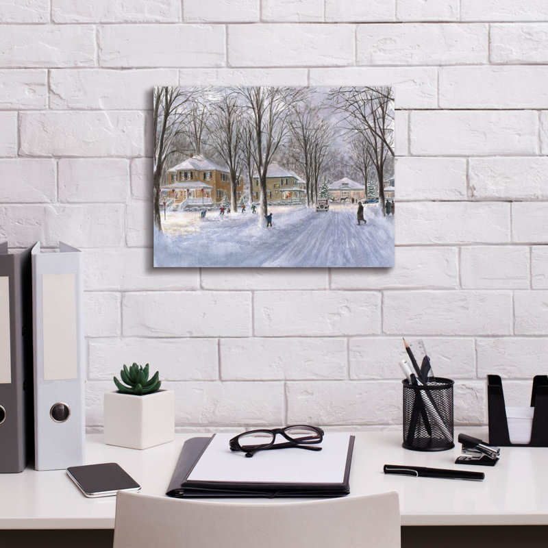 Sur toile, H 12 po x l 16 po x P 0,75 po