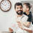 QXA598BLH Wall Clock, Brown