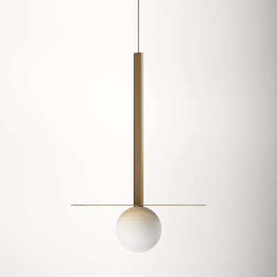 Single Light Metal Dimmable LED Pendant