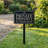 Private Property No Trespassing Garden Sign, Reflective Metal Outdoor Warning Sign, Weatherproof Fence Sign