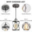 Luminaire suspendu réglable en métal argenté