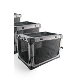 Foldable Dog Crate Pet Carrier 4 Door Indoor And Outdoor Use