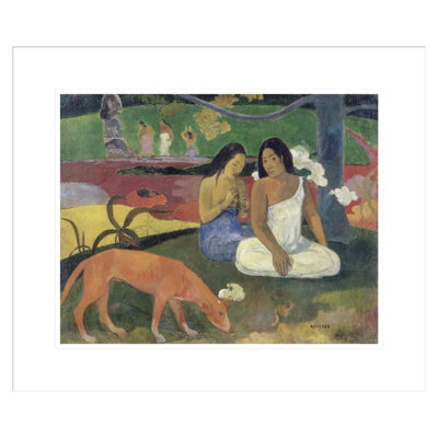 Arearea (Joyeusètes) par Paul Gauguin - Estampe numérique encadrée