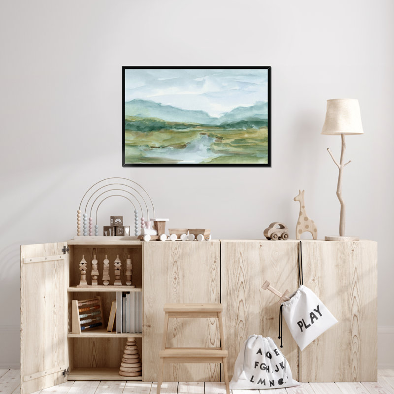 Sketchbook IV by Ethan Harper - Painting, Black Single Picture Framed Paper, 65cm H x 95cm W
