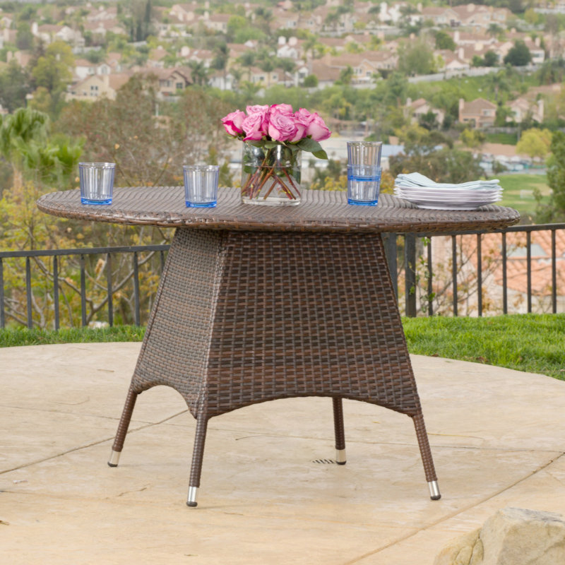 Table bistro Brissette, Brun, H 28,5 po x l 46,5 po x P 46,5 po