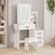 Latitude Run® Vanity Desk With Mirror & Lights,Vanity Dressing Table for Teenagers