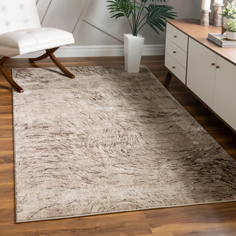 Bartels Abstract Indoor Rug, Rectangle 7' x 10'