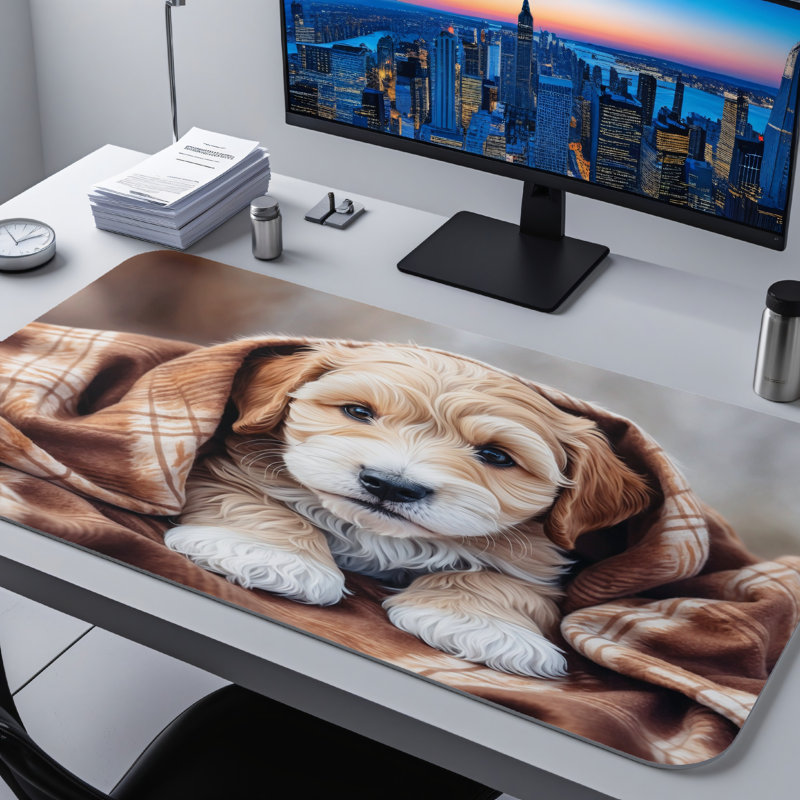 Polyester Desk Pad, 23.6x13.8