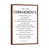 Classic Brown Wood Framed Canvas