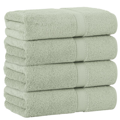 Ensemble de serviettes de bain en coton turc 4 pièces Sinemis