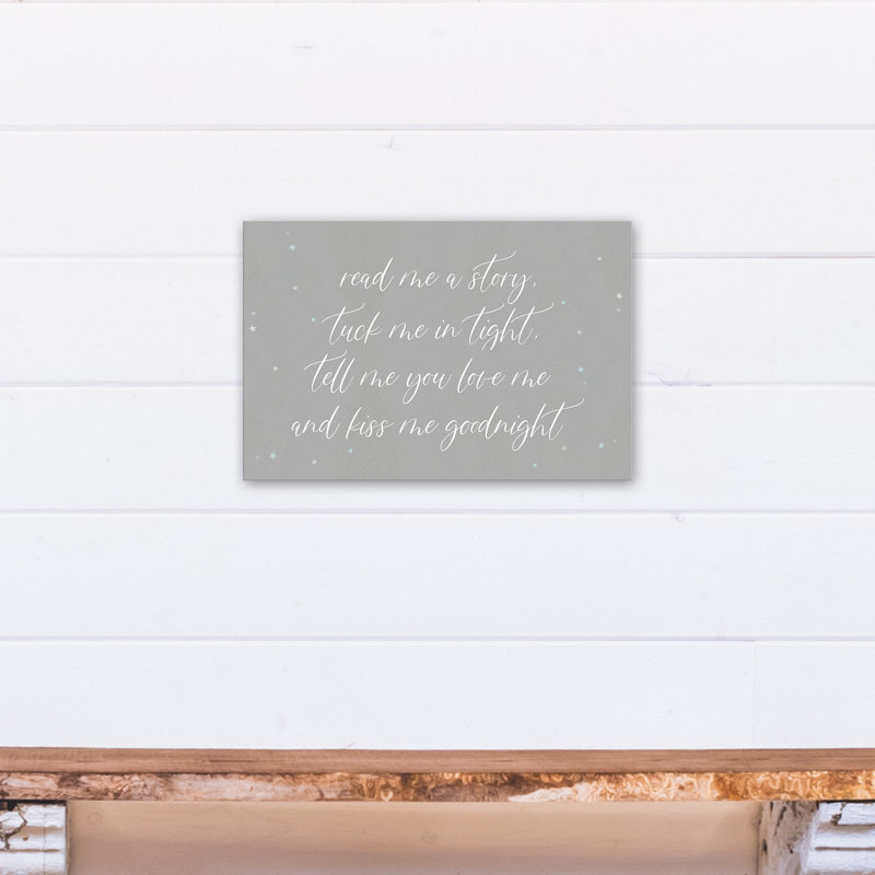 « read me », art sur toile Bingham, H 12 po x l 18 po x P 1,25 po