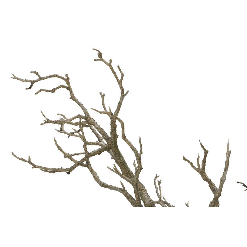 72'' Faux Deadwood Twig Tree in Metal Freestanding, Brown