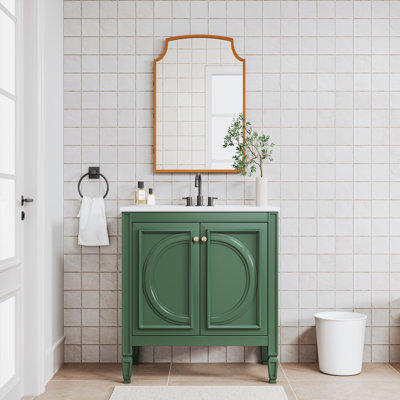 30" Bathroom Vanity With Medicine Cabinet