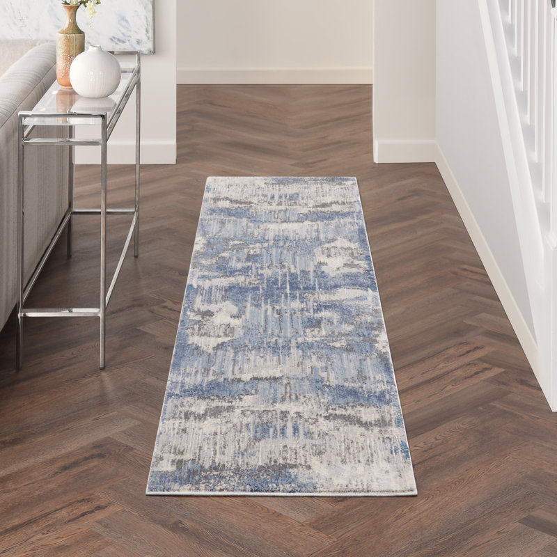 Hebersham Abstract Area Rug, Runner 66 x 209cm