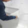 Ella 26 in. W Rectangular Corner Acrylic Shower Seat in White