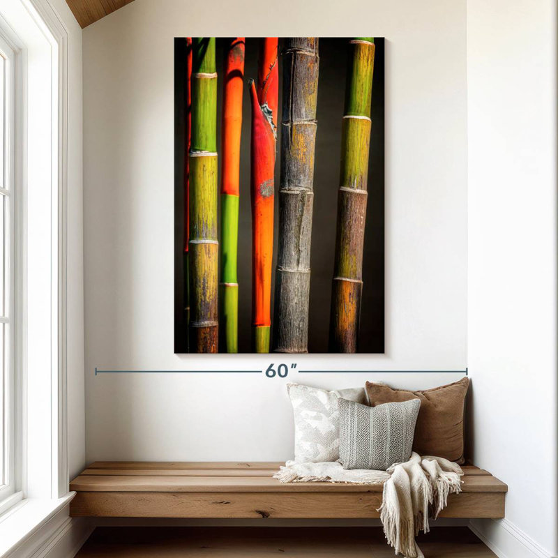 Harnek Bamboo Stems, 51" H x 34" W