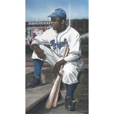 " Jackie Robinson Minor League Royals Artwork "