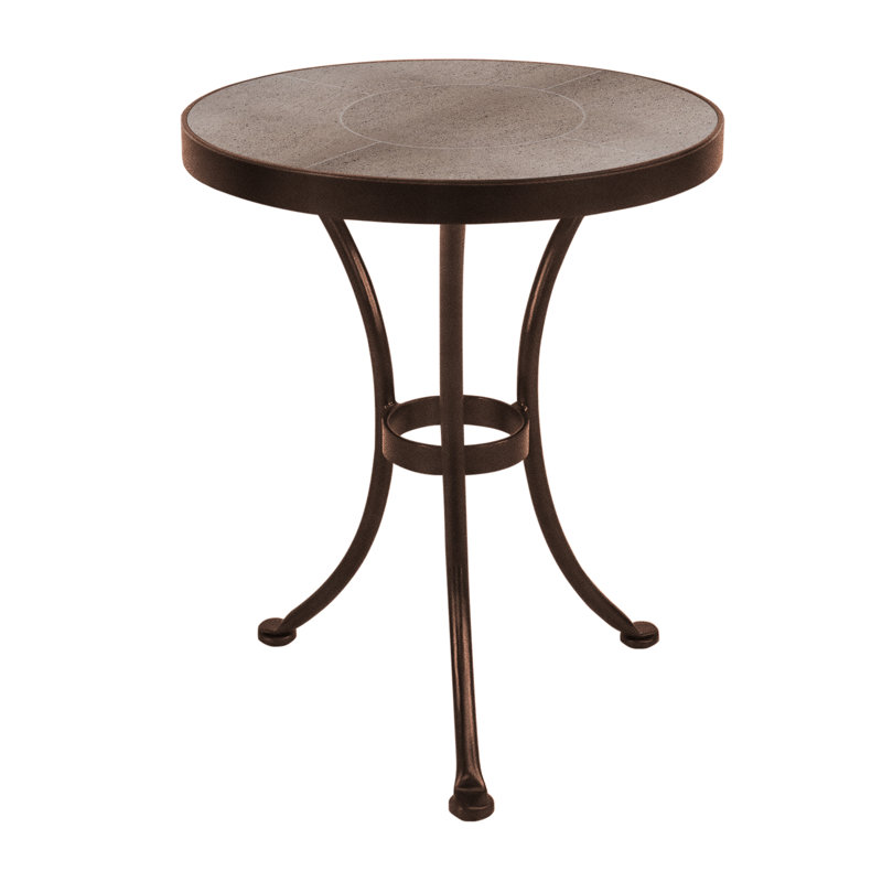 Tables Outdoor Round Side Table, Copper Creek, Canyon Taupe