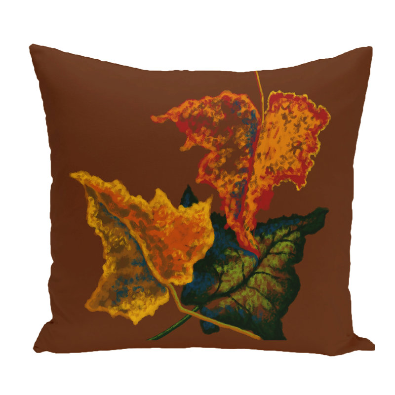  Housse et insert de coussin carré extérieur Autumn, Brun