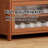 Large Capacity Entry Door Bamboo Shoe Cabinet For Household Use, Multi-Layer Enclosed Storage Shoe Rack, Detachable Layer Board, Dust-Proof And Moisture-Proof
