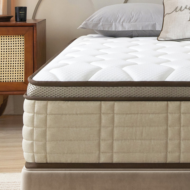 Matelas en mousse à mémoire de forme hybride 12 po Albertina, Lit simple, 12
