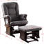 Chaise chaleureuse et accueillante en microfibre grise