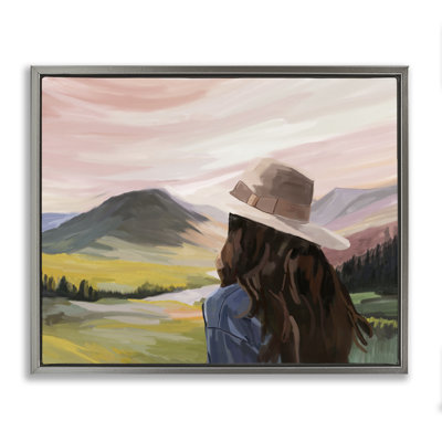 «Western Peace Scenery», art mural sur toile flottante, conception par Amelia Noyes