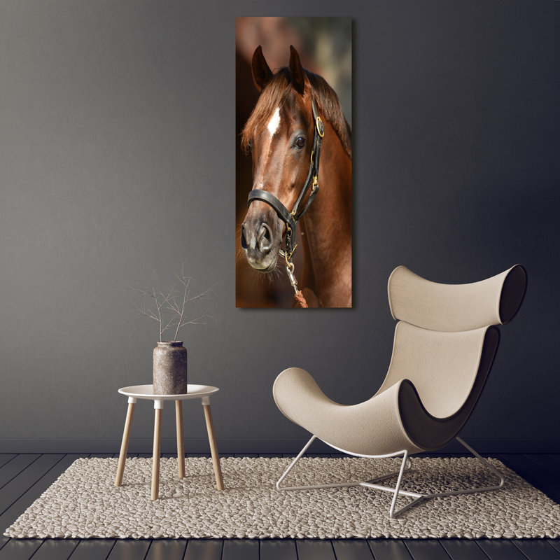Portrait Of A Horse - Wrapped Canvas Print