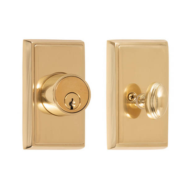 BRASS Accents Complete Entry Knob Set with Deadbolt | Wayfair