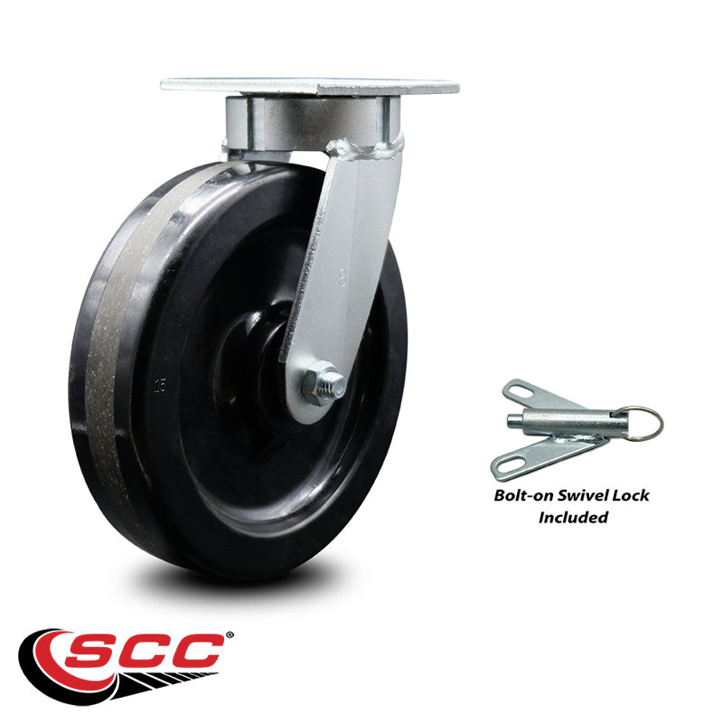 Kingpinless Phenolic Swivel Caster