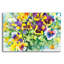 Art mural en verre "Pansies posant 2 2" par Annelein Beukenkamp-1627806537
