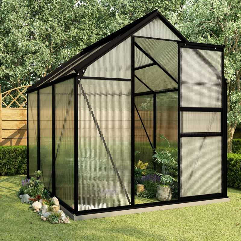 6.23' W x 12.14' D Greenhouse, 79.5cm H x 74.8cm W x 74.8cm D