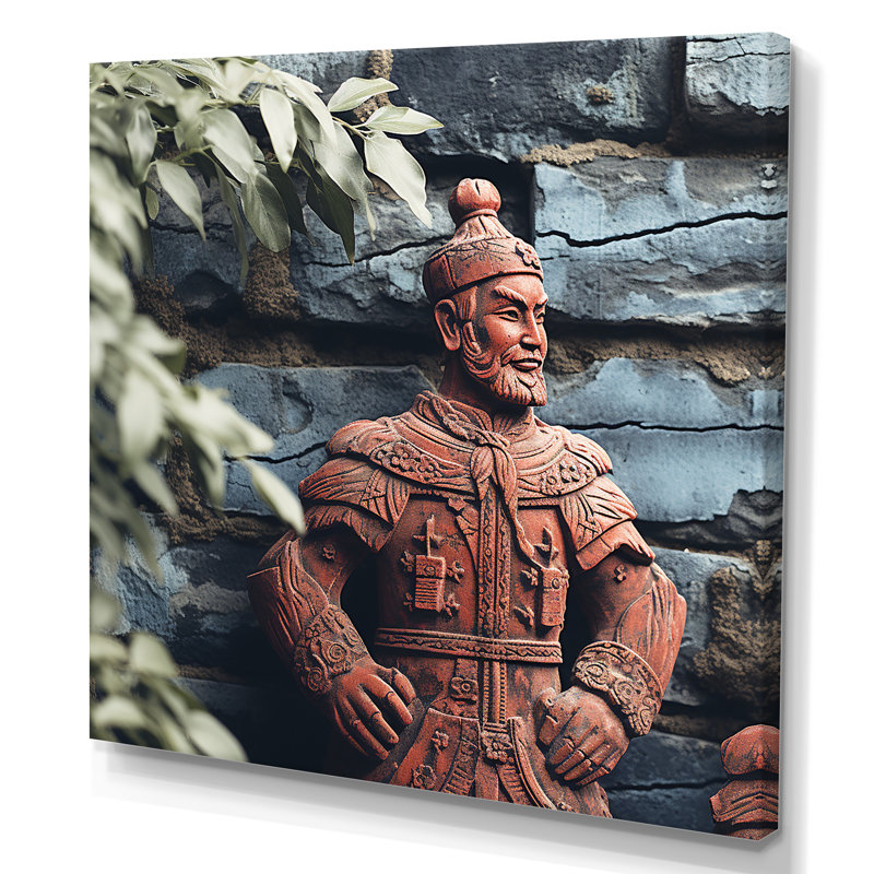 «China Terracotta Warriors 4», art mural chinois, Toile tendue, H 36 po x l 36 po x P 1,5 po