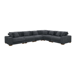 Amrith Corduroy L-Shaped Sectional Reversible