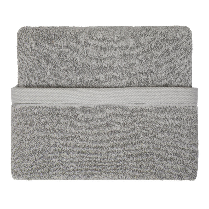 Abode Eco Cotton Blend Hand Towel, Grey