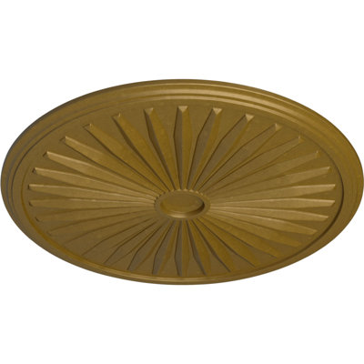 Médaillon de plafond de 33 1/8 po x 3 1/2 po x P 1 3/8 po (convient aux auvents jusqu'à 5 po)