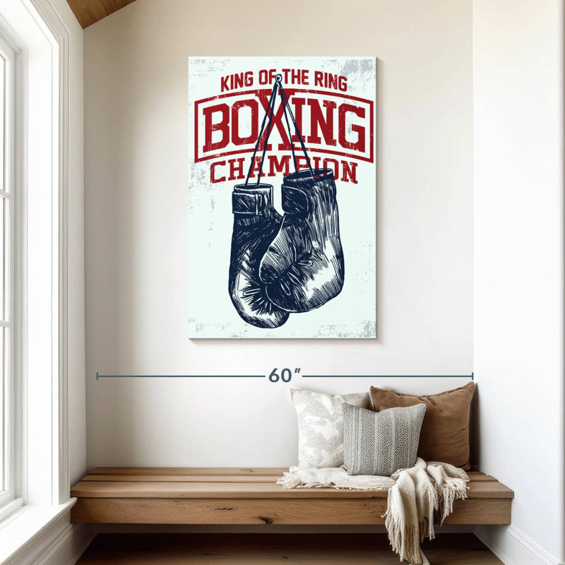 Sireci Boxing Champ Typography, 45" H x 30" W