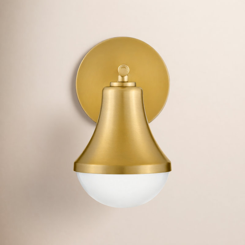Christine Vanity Light, Lacquered Brass